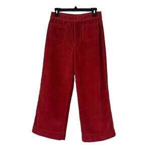 Marine Layer Red Wide Leg Tally Cords